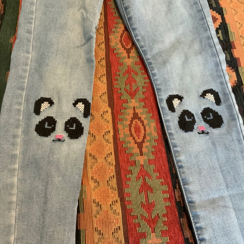 Cat & Jack Panda Jeggings size‎ 10